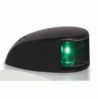 NaviLED Deck Mount - 2 - 2NM, Port & Starboard, Black Shroud- Coloured Lens - LT980620801 - Hella Marine